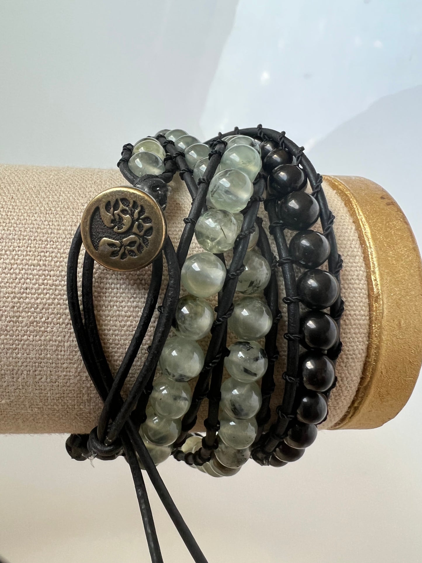 Prehnite and Shungite - Connect your Heart